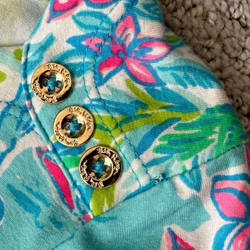 Lilly Pulitzer Sophie Dress Size S Blue Career Teacher Graduation - Picture 7 of 9